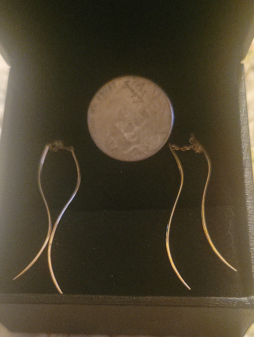 Delicate Gold Wave Drop threader Earrings - Elegant Women’s Jewelry